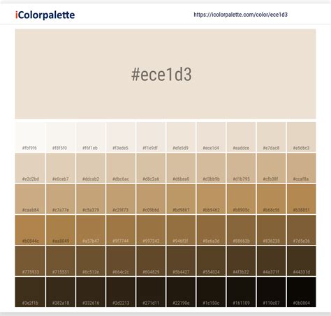 Pantone 12 0601 Tcx Eggnog Color Hex Color Code Ece1d3 Information