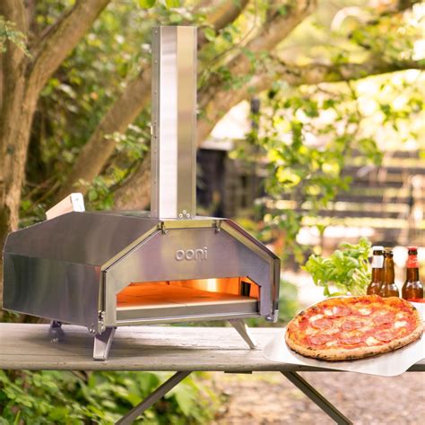 Ooni Pro Portable Outdoor Wood Fired Pizza Oven Stainless Steel BBQGuys