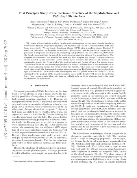 PDF First Principles Study Of The Electronic Structure Of The Ni 2