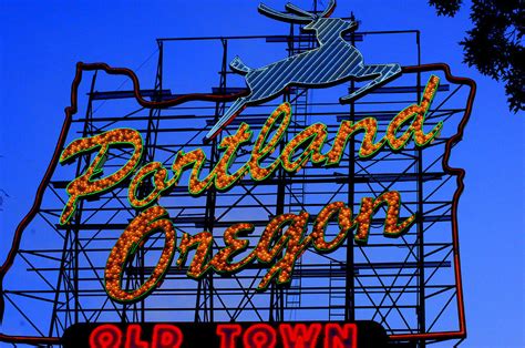 The New Portland Oregon Sign Day Time Photograph By Derektxfactor Creative