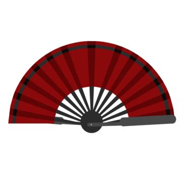 Red Simple Chinese Traditional Folding Fan Chinese Folding Fan Red