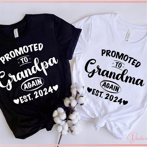 Promoted To Grandpa Svg Etsy