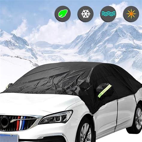 Amazon fr Queta Housse de Protection Demi Bâche Voiture Housse de