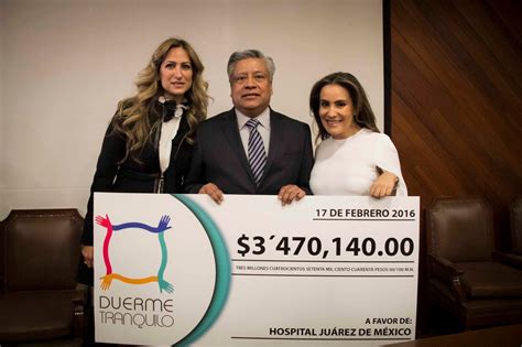 La Fundación Duerme Tranquilo otorga un donativo al Hospital Juárez