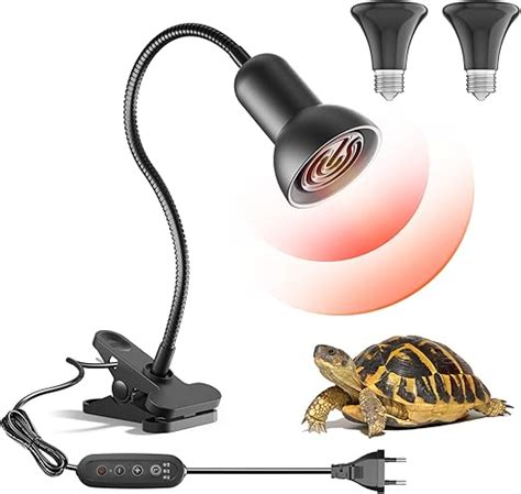 Bedee Kit Lampe Chauffante Tortue Ampoule Infrarouge Chauffante