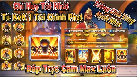 Chỉ Huy Tốt Nhất Xuyên Suốt Tất Cả Các Mùa Kvk Trong Rise Of Kingdoms