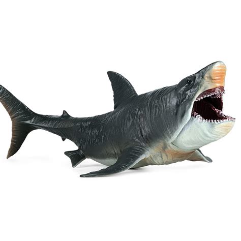 EOIVSH Large Shark Toys Megalodon, Plastic Assorted Ocean Animal Shark Figurine Realistic Sea ...