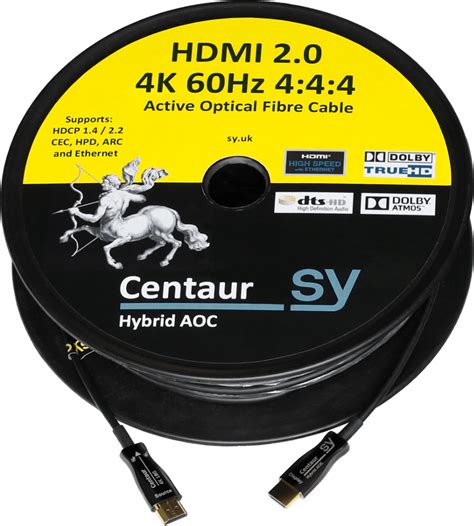 Sy Centaur Aoc G M Active Optical K Hdmi Cable Kvm Solutions