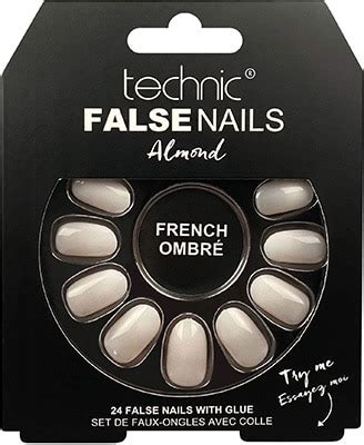 Technic False Nails Almond French Ombre Franks Malta