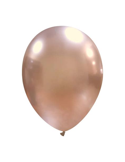 Globos Titanium Chrome Redondo 30cm Oro Rosa