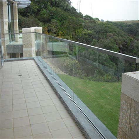 China Stainless Steel Balustrade Glass Railing Aluminum U Channel Handrail