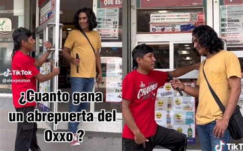 Joven Sorprende Al Revelar Lo Que Gana De Abre Puertas De Un Oxxo V Deo