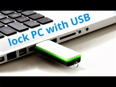 How To Lock And Unlocked Your Pc Using Usb Pendrive Youtube