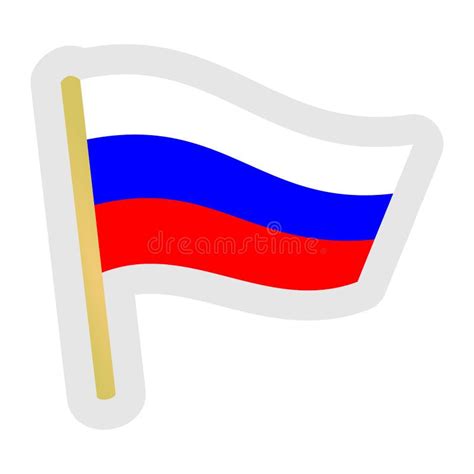 Russian Flag Stock Vector Illustration Of Wing Text 256029809
