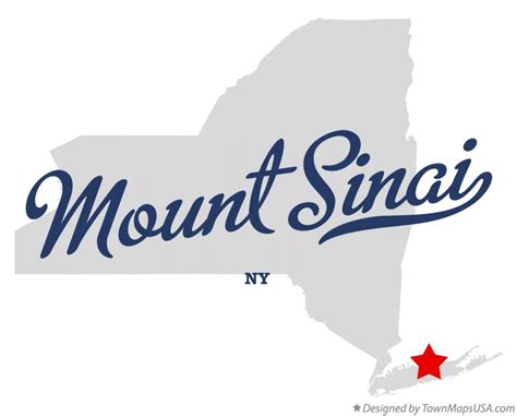 Map of Mount Sinai, NY, New York