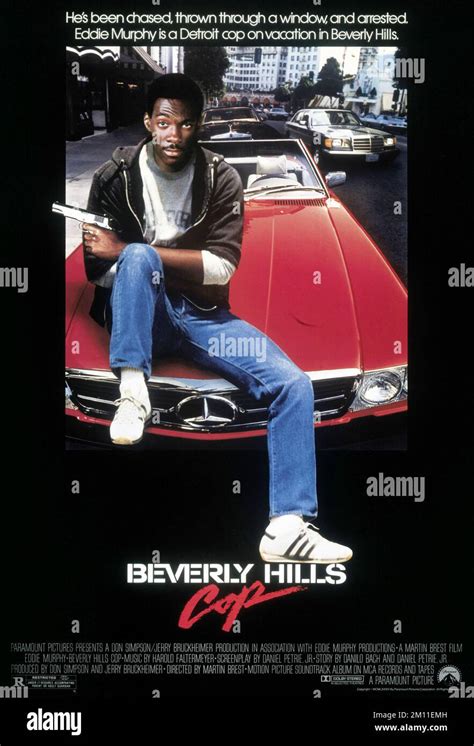 Beverly Hills Cop poster Stock Photo - Alamy