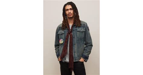 John Varvatos Pink Floyd Trucker Jacket For Men Lyst