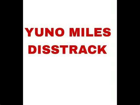 YUNO MILES DISSTRACK Prod Yuno Marr Official Audio YouTube