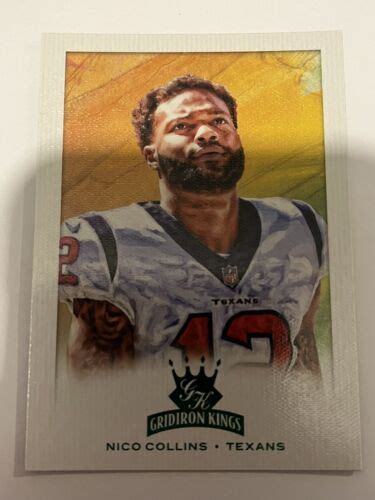 Panini Chronicles Gridiron Kings Nico Collins Green Rc Gk