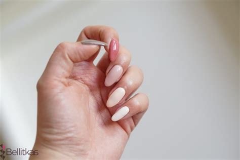Semilac w odcieniach nude kolorów w jednym manicure Bellitkaa Blog