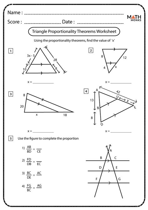 How To Find Proportions In Triangles