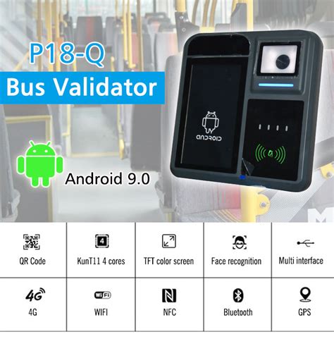 Android Bus Ticketing System Ticket Validator Prepaid Card Bank Card