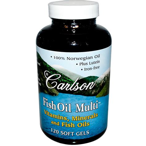 Carlson Labs, Fish Oil Multi, 120 Soft Gels - iHerb