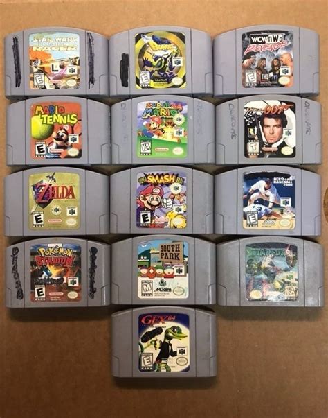 N64 Game Lot 13 Games 4 Boxes On Mercari 13 Game Video Games