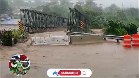 Fuerte Creciente Se Lleva Puente En Puerto Rico 🇵🇷 Tras El Paso Del