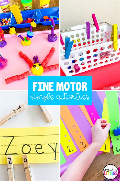 Favorite Fine Motor Activities For Preschoolers