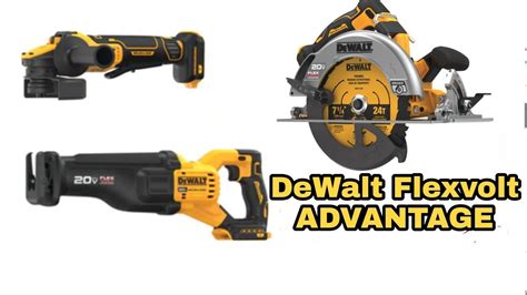 New Dewalt 20v Flexvolt Advantage Tools Youtube