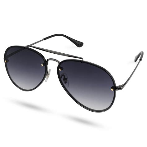 Occasus Gunmetal Grey Gradient Aviator Sunglasses In Stock Lucleon