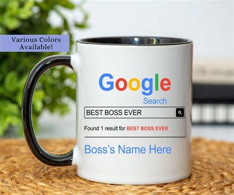 Best Boss Ever Mug Best Boss Ever Ts Best Boss Coffee Etsy