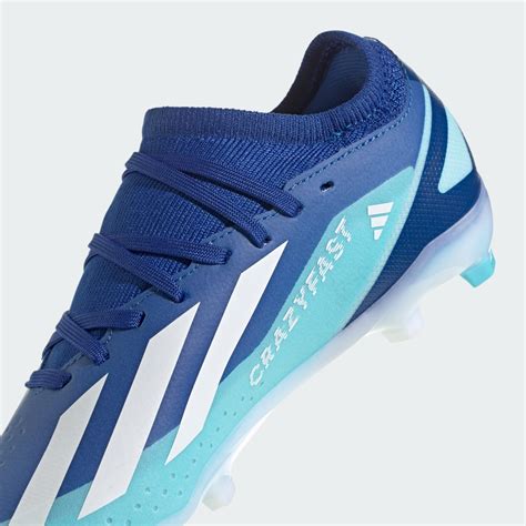 Adidas X Crazyfast Firm Ground Boots Blue Adidas Uae