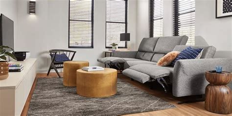 This $200 Reclining Sofa Comes With USB Ports and a Drinks Tray ...