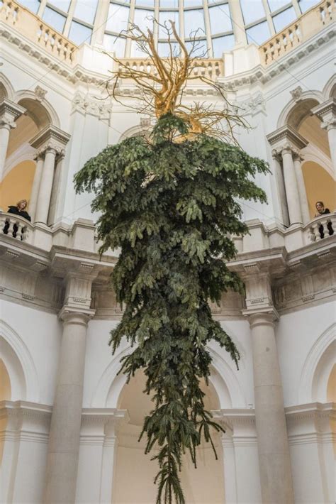 Tate Britain Unveils An Upside Down Floating Christmas Tree