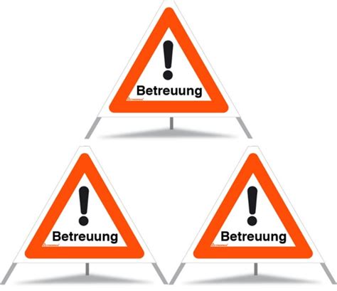 Panneau De Signalisation Pliable Betreuung Achat Online Be Ettiswil Ch