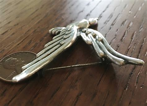 Los Castillo Taxco Sterling Mexico Silver Bird Pin Brooch Etsy