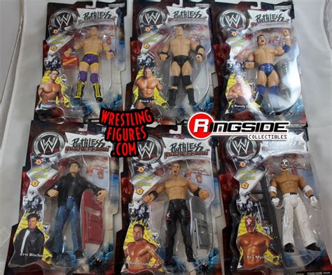 WWE Ruthless Aggression 1 - Complete Set of 6 WWE Toy Wrestling Action ...