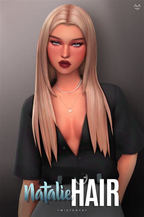 Natalie Hair Twistedcat Sims Hair Sims Sims Mods Clothes