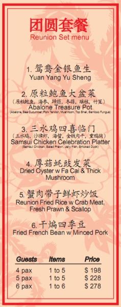 Chinese New Year Reunion Dinner - Soup Restaurant Set Menu | Where to & What's Good | Food ...