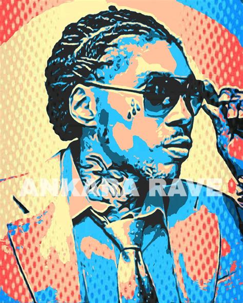 Vybz Kartel Digital Art, Instant Download, Dancehall Reggae Artist ...