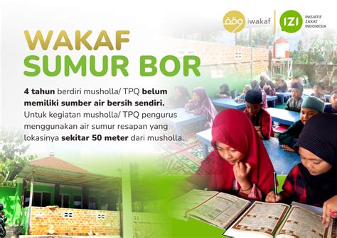 Zakatpedia Wakaf Sumur Bor Musala Tpq Al Khair