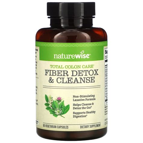 Naturewise Fiber Detox And Cleanse 60 Vegetarian Capsules