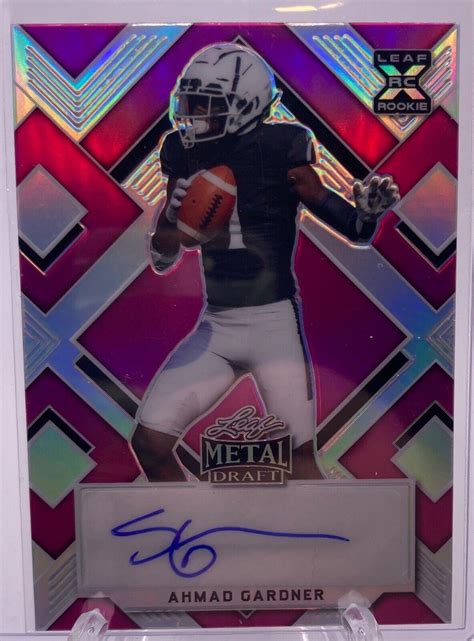 Ahmad Gardner Pink Prismatic BA AG1 Prices 2022 Leaf Metal Draft