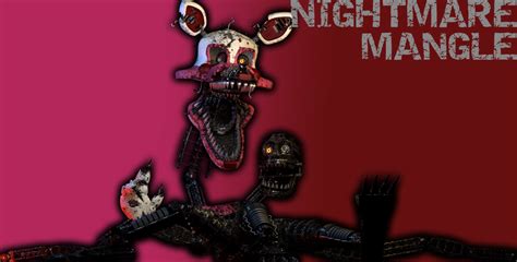 C4d Fnaf Nightmare Mangle Render Remake By Ifazbear14i On Deviantart