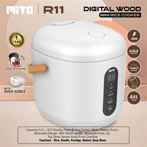 Jual Mito Digital Wood Mini Rice Cooker Multifungsi R Mitochiba R