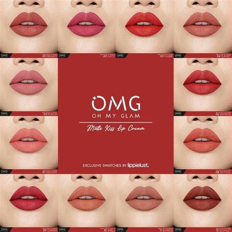 Jual Mfi Omg Oh My Glam Matte Kiss Lip Cream Bpom Lipstik Lip Cream