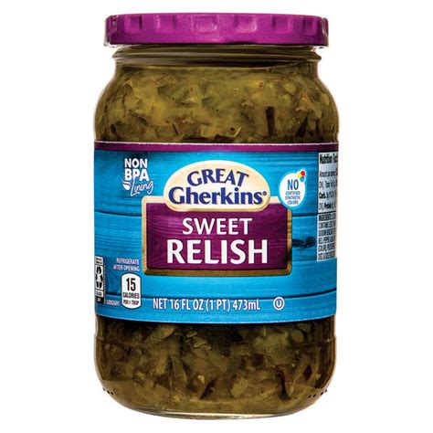 Aldi Great Gherkins Sweet Relish Same Day Delivery Or Pickup Aldi