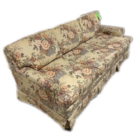 Vintage Floral Sofa